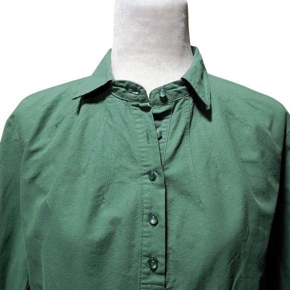 Pomander Place Tuckernuck Polly Dress Green Knee Length Boxy Minimalist Size S - Picture 6 of 11